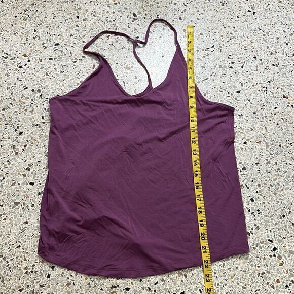Lululemon purple tank halter open back 6 - Picture 6 of 7
